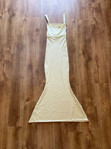 Squareneck Fishtail Dress