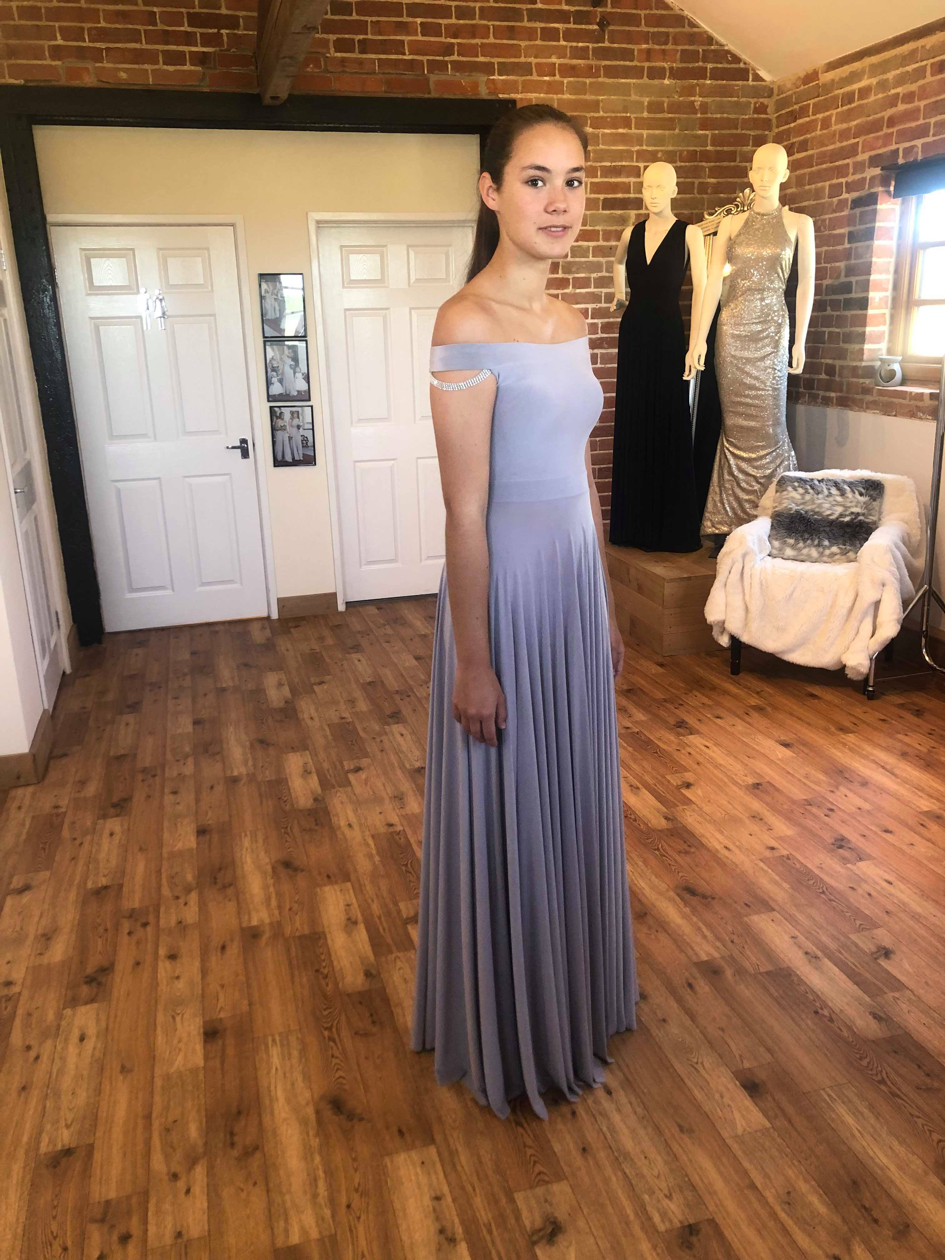 Bardot hot sale bridesmaid dress